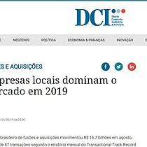 Empresas locais dominam o mercado em 2019